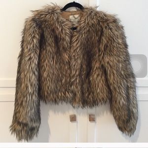 BB Dakota faux fur coat