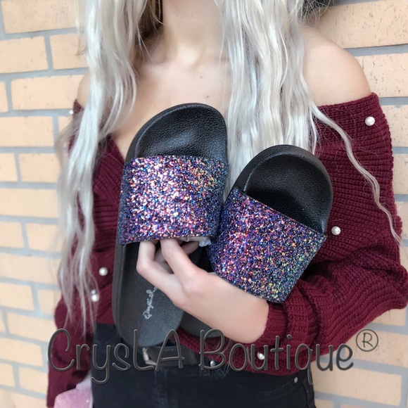 Shoes - 🎉LAST 🎉🔥NEW🔥 ✨Glitter Slides✨
