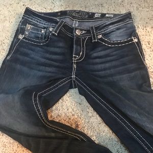 MissMe Grls sz 16 boot cut jeans