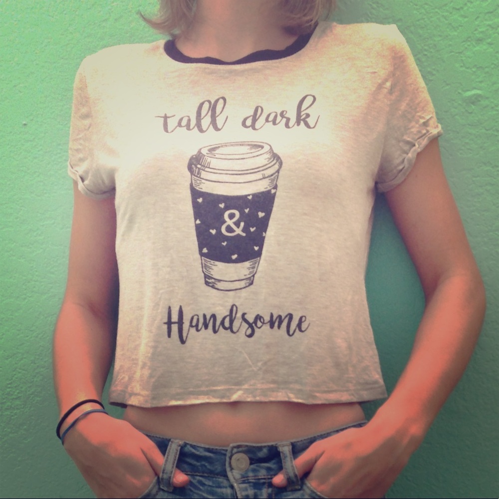 Tall Dark & Handsome Cropped Shirt