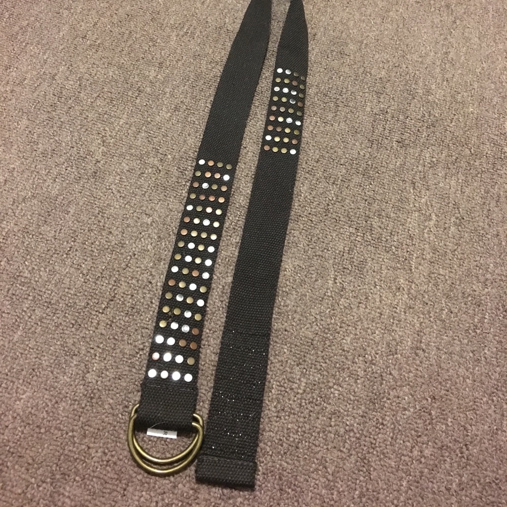 Dark brown polyester belt