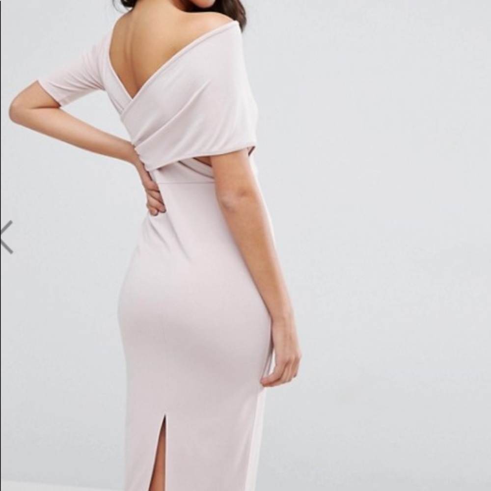 ASOS Crepe Cross-Back Dress