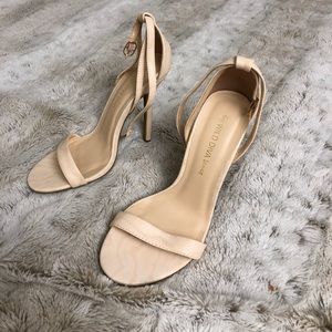 Size five strappy heels