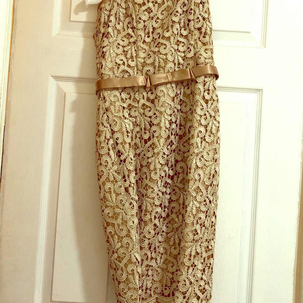 Stunning gold embroidered dress
