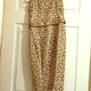 Stunning gold embroidered dress