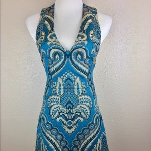 'Natalee' Jacquard Racerback A-Line Dress size 4