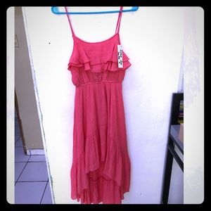 Coral casual dress 🍂