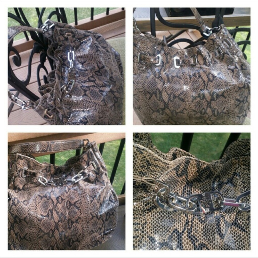Tory Burch Natalya Python hobo - Picture 2 of 3