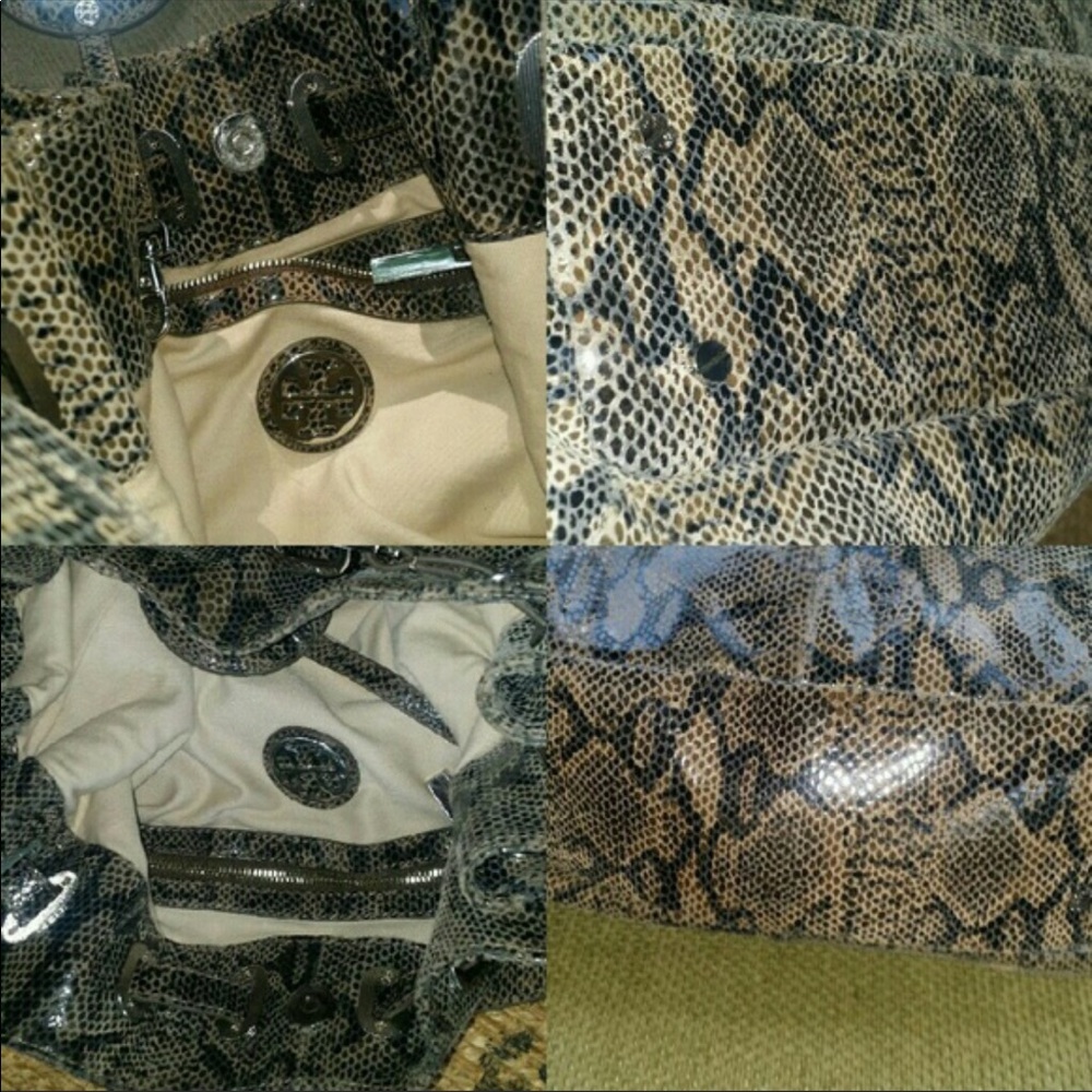 Tory Burch Natalya Python hobo - Picture 3 of 3