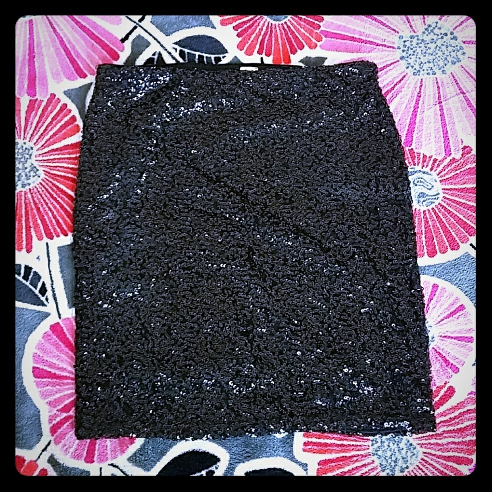 Sequin Mini Skirt