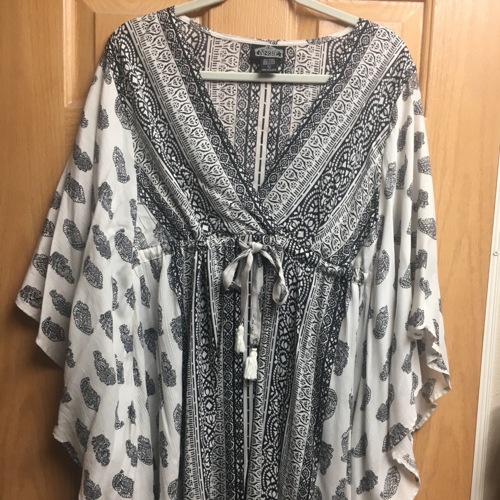 Angie Paisley Kaftan Dress Size L