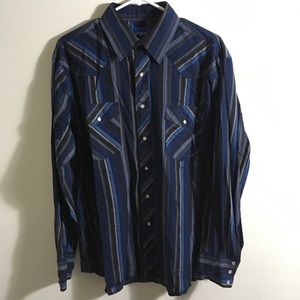 Wrangler Long Sleeve Western Shirt