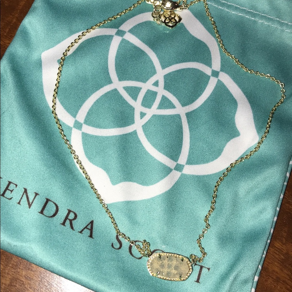 Elisa Kendra Scott Necklace- White