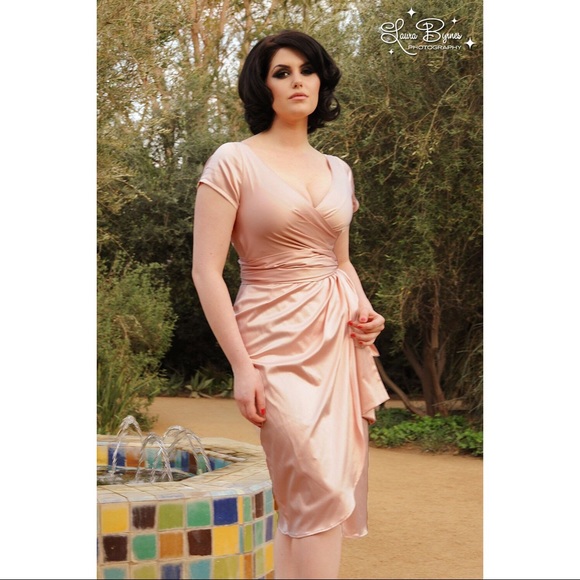 Pinup Couture Dresses & Skirts - Pale pink Ava Pinup Girl Clothing Couture dress