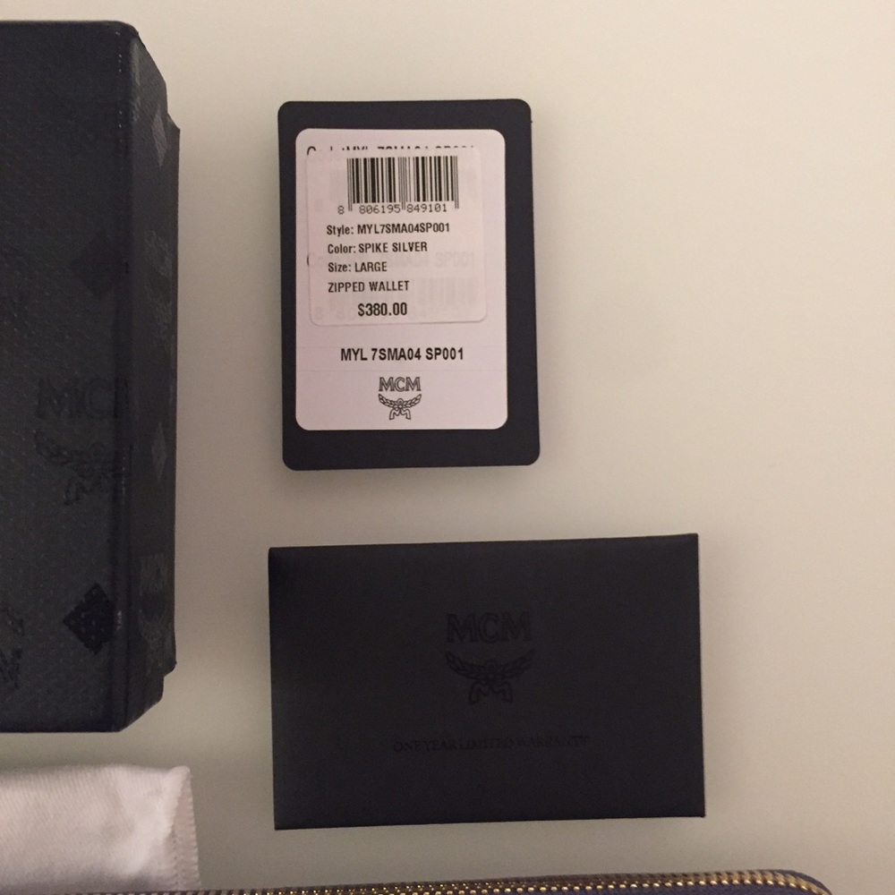 SOLD MCM Milla Large Zip Around Wallet FIRM - Picture 7 of 7