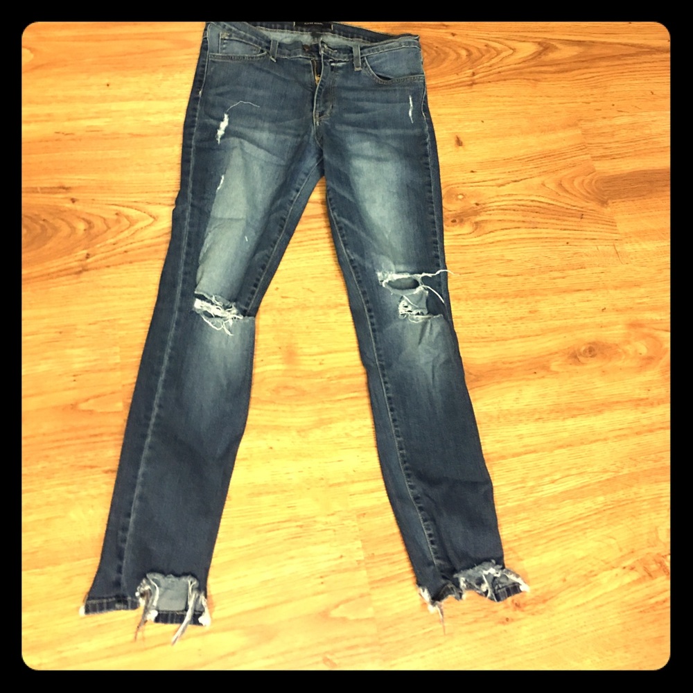 Flying Monkey distressed Ankle Jeans