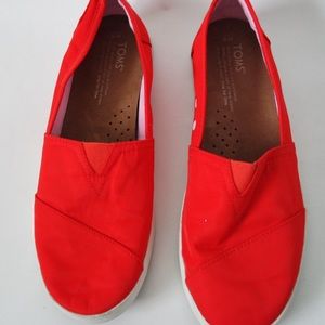 Bight red/orange toms