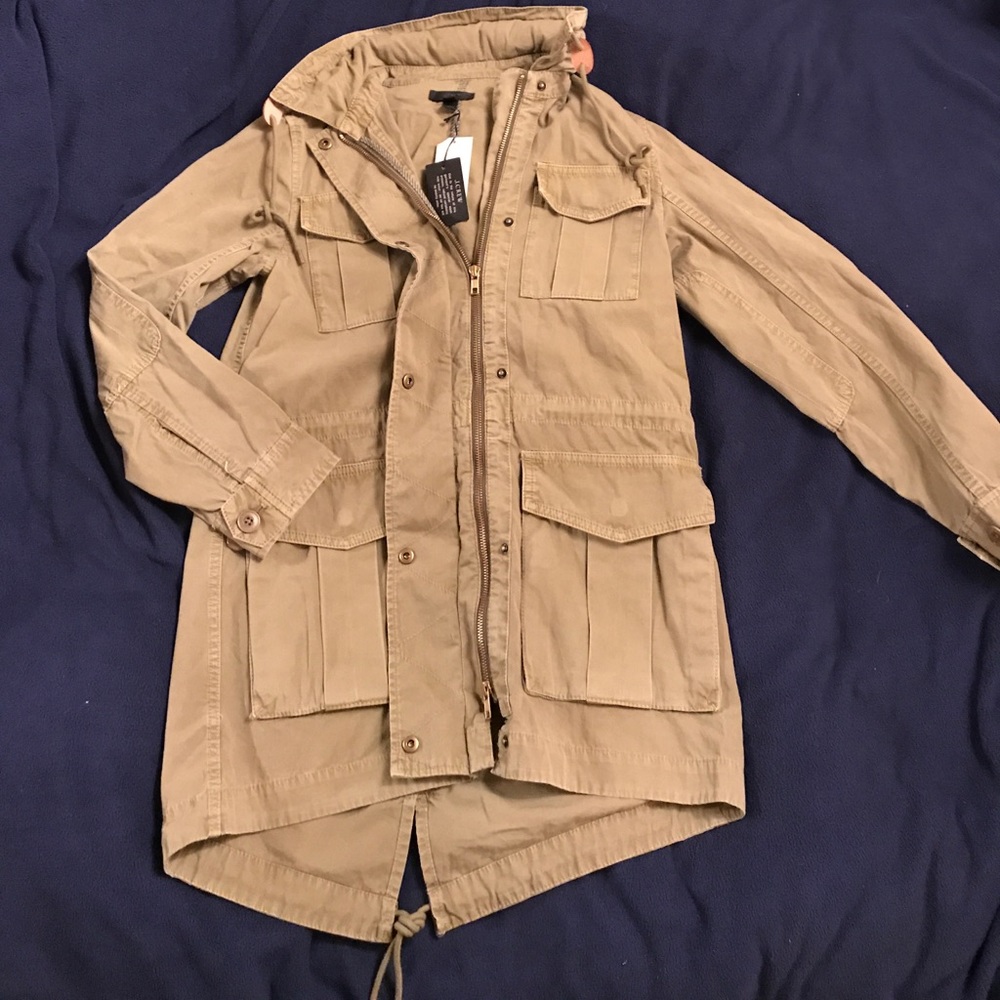NWT J. Crew anorak jacket