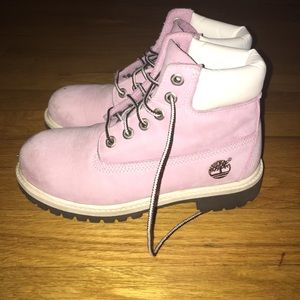 Timberland pink boots - kids