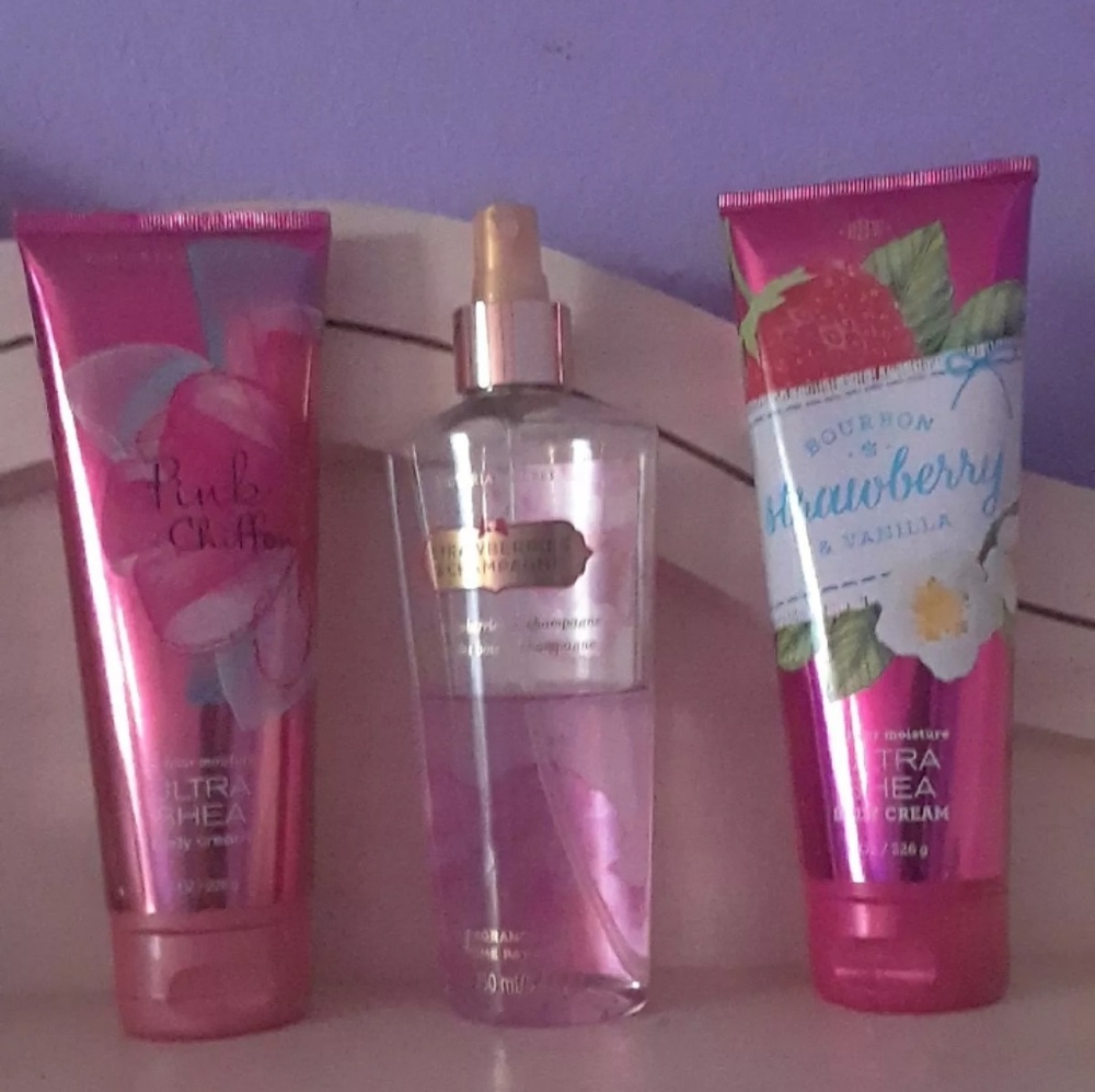 B&BW lotions and vs perfume