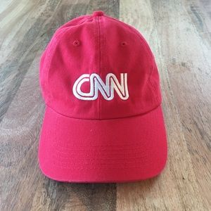 CNN Hat (Red, Authentic)