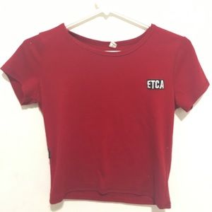 Red tee