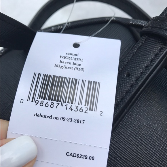 Kate Spade Haven Lane sammi packback stripe black - Picture 4 of 7