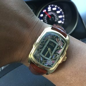 Women's Leather Invicta Watch