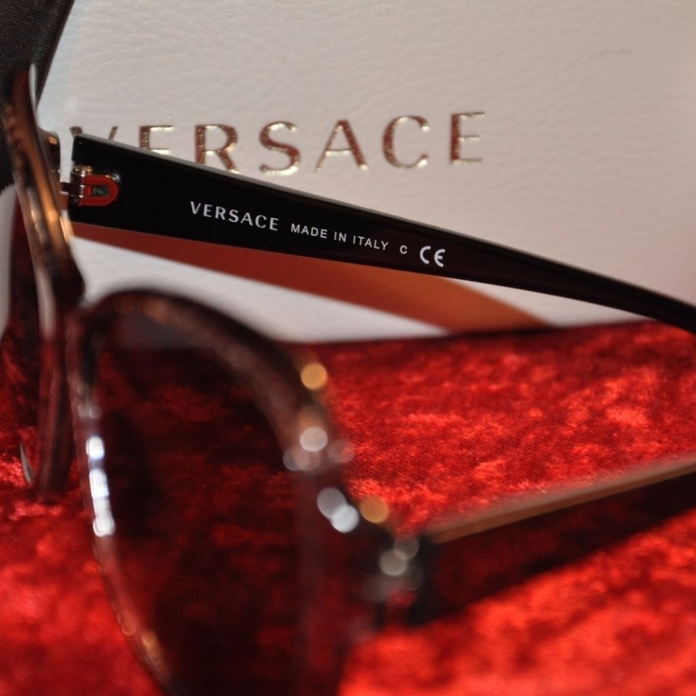 Authentic Versace Transparent Black Sunglasses - image 6
