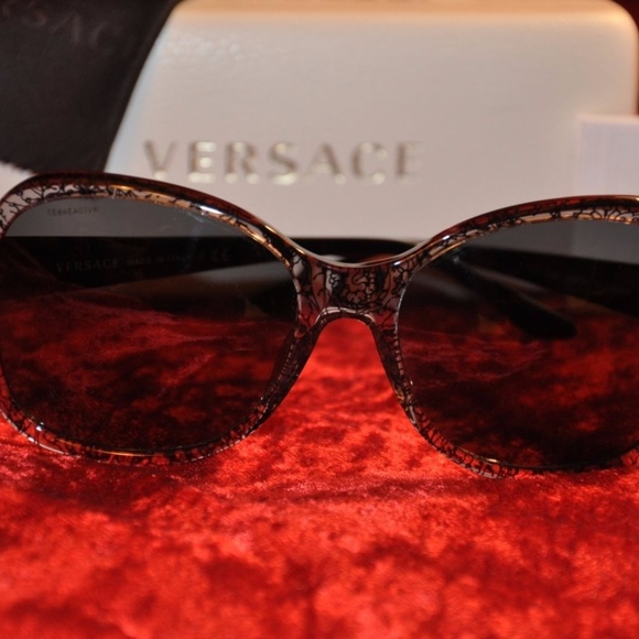 Authentic Versace Transparent Black Sunglasses main image 4