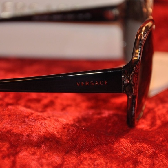 Authentic Versace Transparent Black Sunglasses main image 5