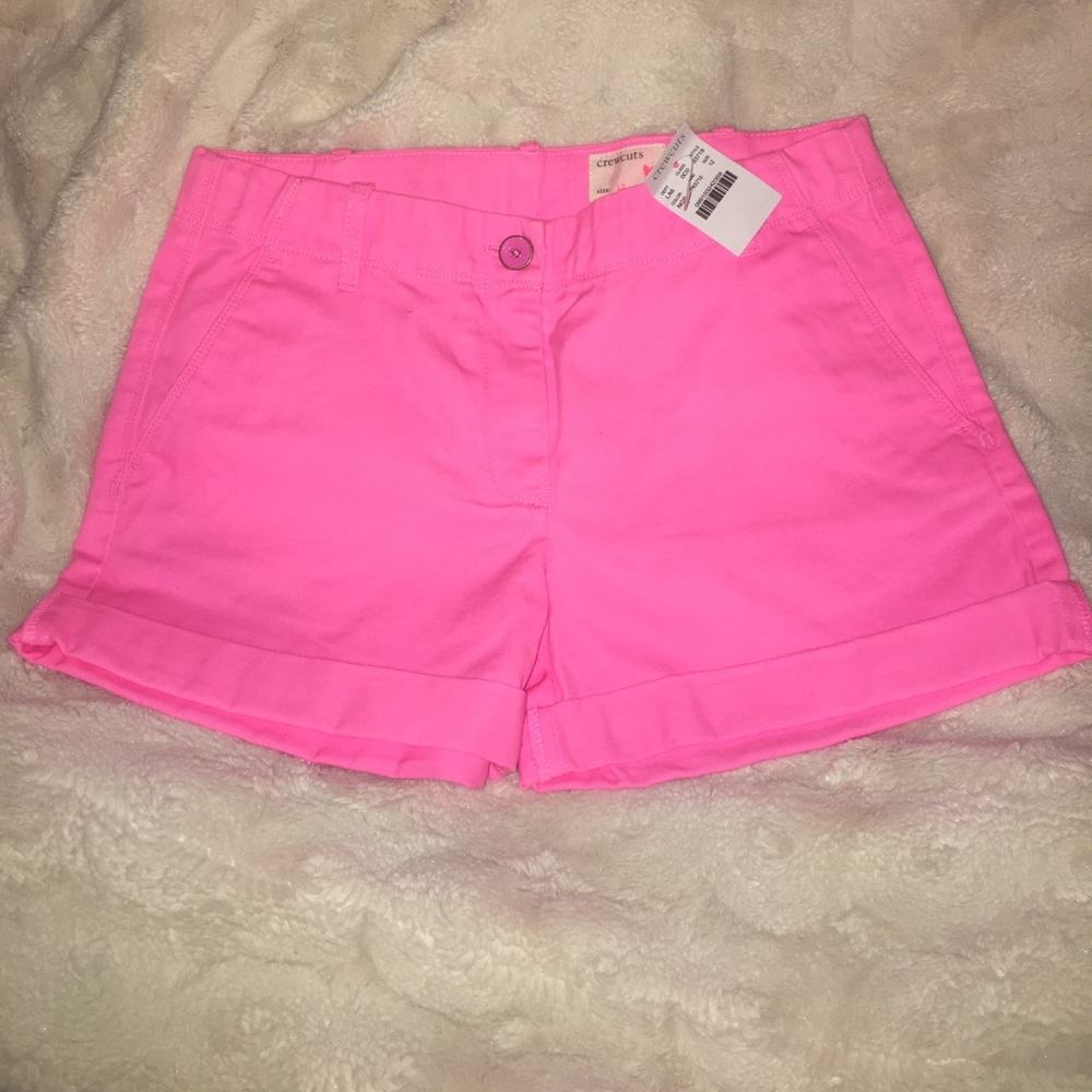 NEW CREWCUTS pink shorts KIDS