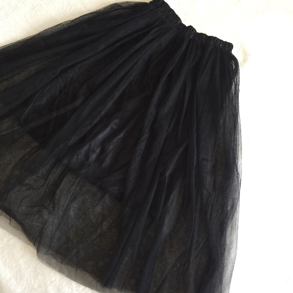 Black Ballet Tule Tutu - Picture 7 of 8