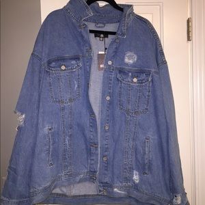 Missguided oversized denim jacket