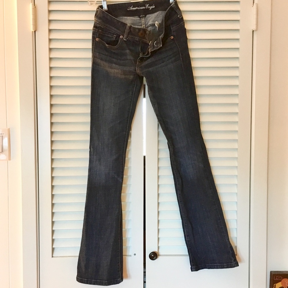 American Eagle Original Boot Cut Jeans: Dark Wash