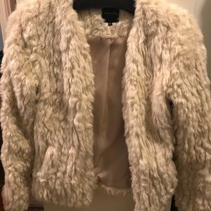 Faux fur coat