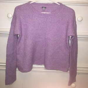 Fuzzy Purple Aerie Sweater