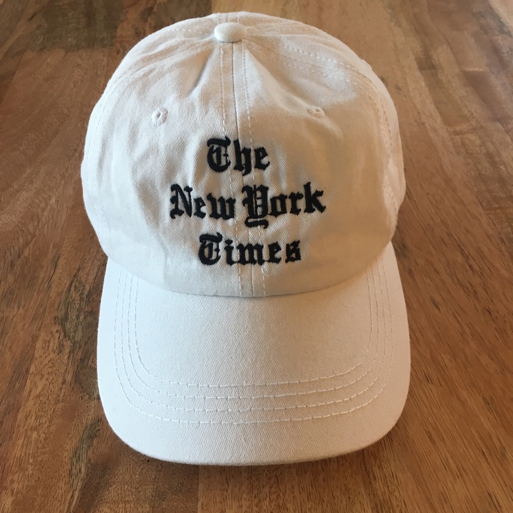 New York Times Hat (White - From Urban Outfitters)