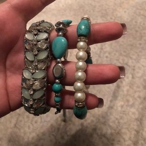 3 scrunchy bracelets