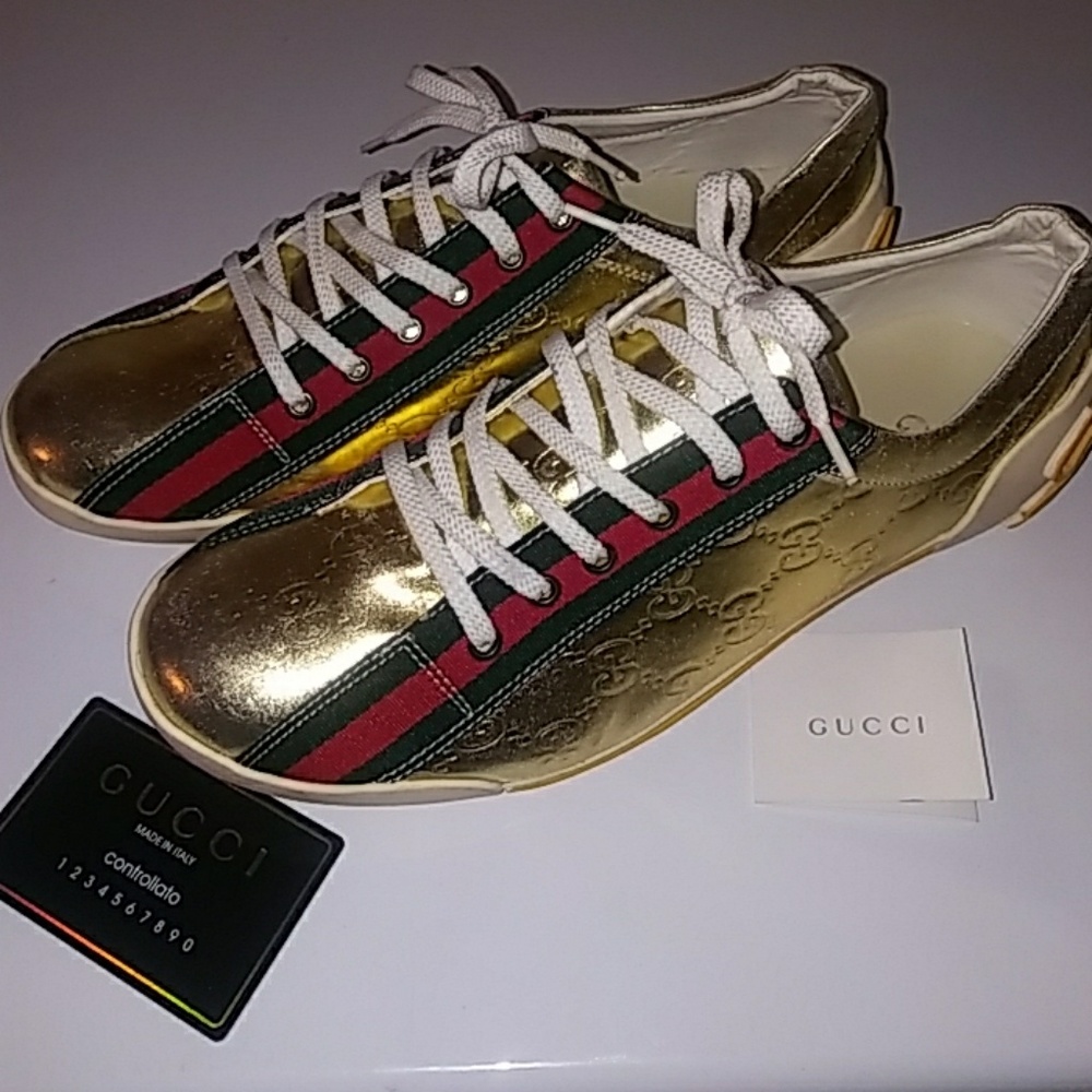 Gucci Type Tennis Shoes