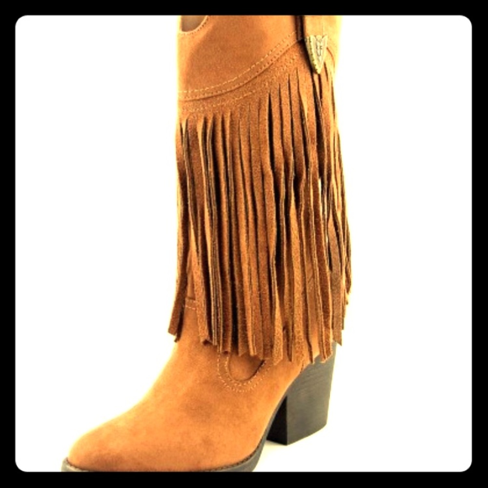 Madden girl fringe boots
