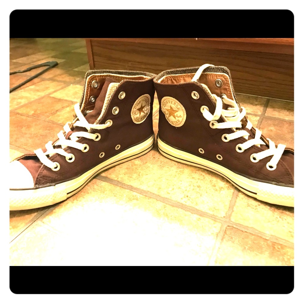 Brown and Gold Chucks!