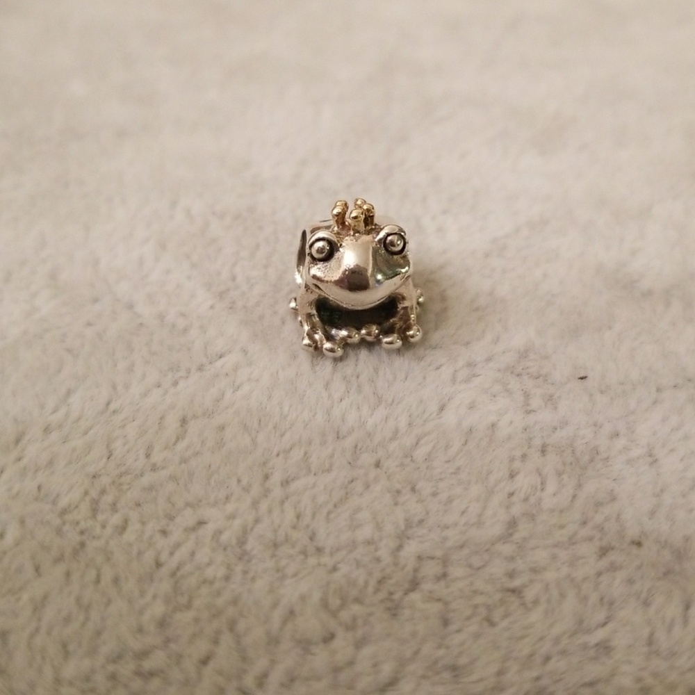 Pandora charm with 14k gold