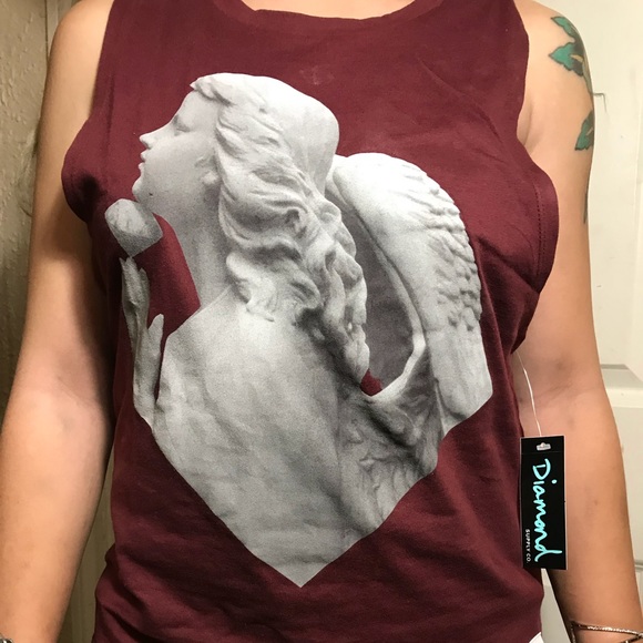 Women’s Diamond Supply muscle T-shirt’s - Picture 2 of 2