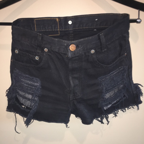 Levi's Pants - Levi's destroyed Jean shorts.