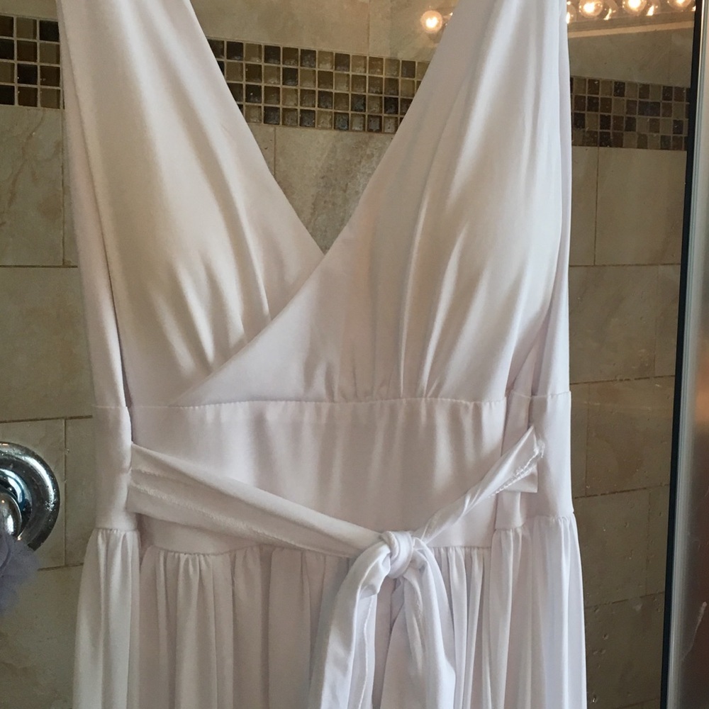 Long white dress