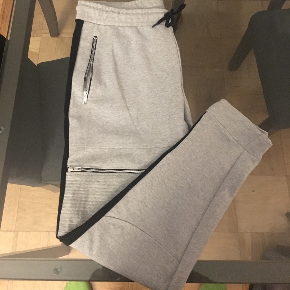Zara Mens Zipper Joggers