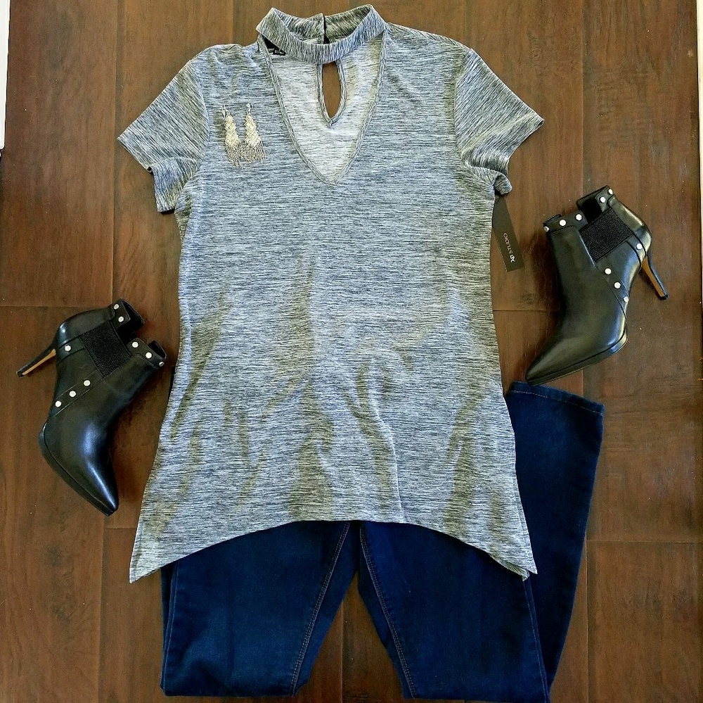AB Studio Choker Top - Picture 1 of 5