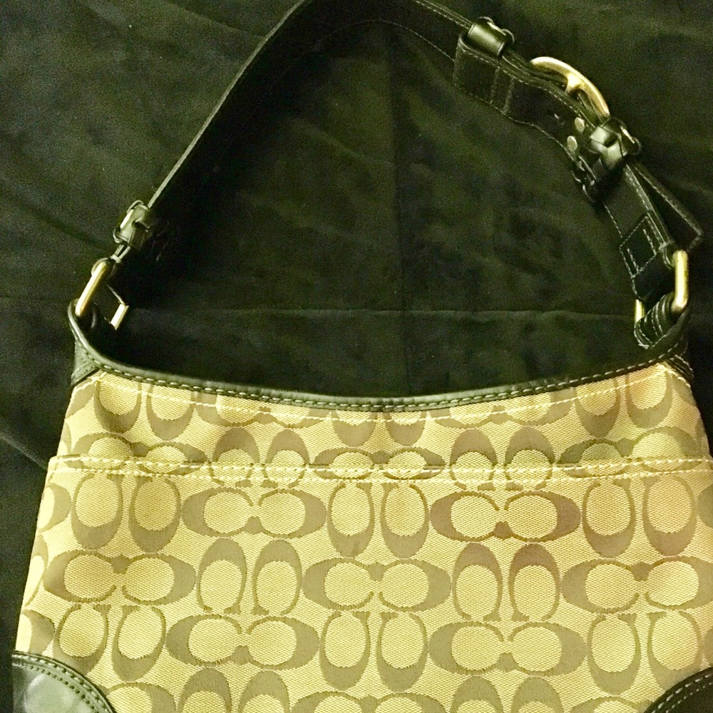 Authentic Coach Monogram Bag