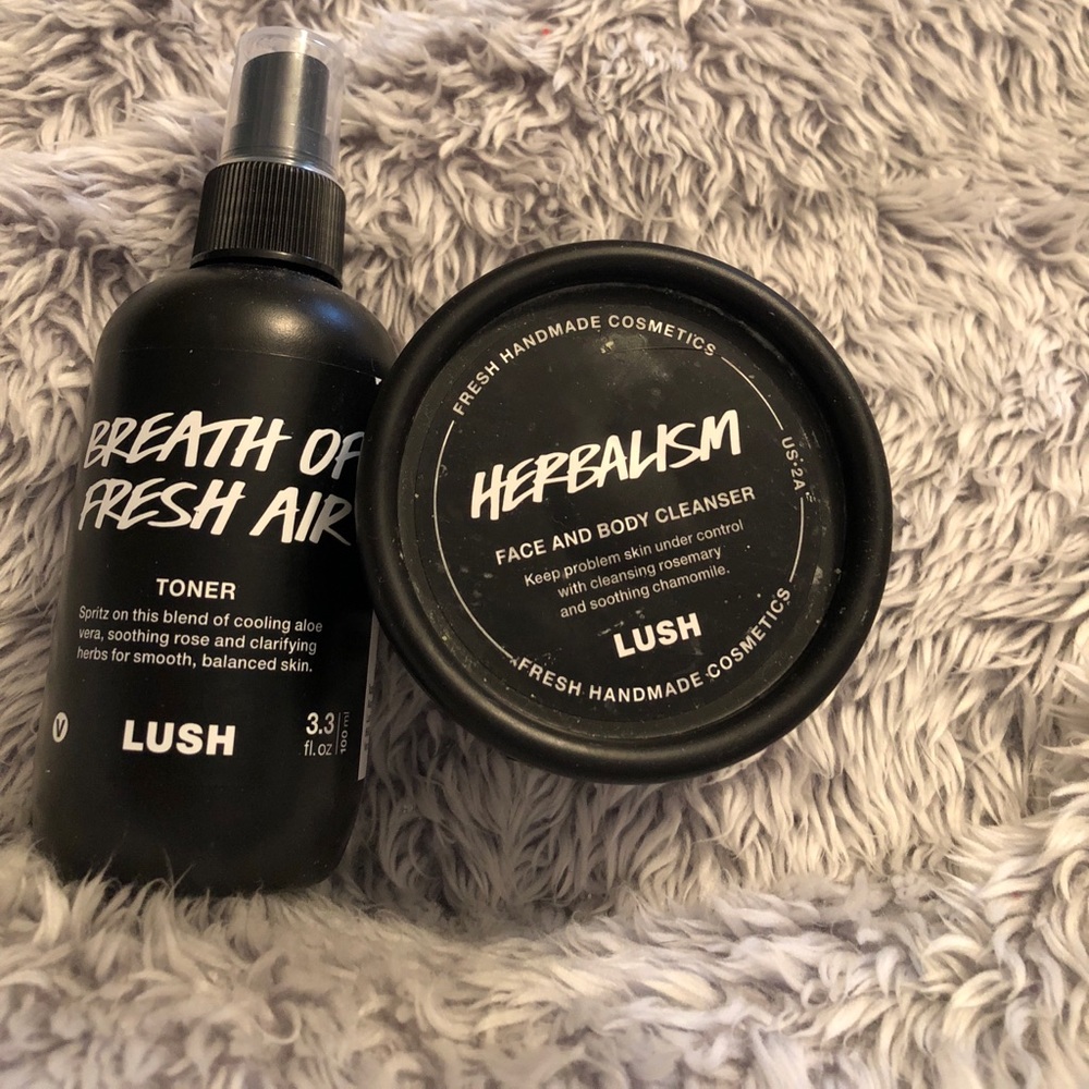 Lush Herbalism & Breath of Fresh Air toner